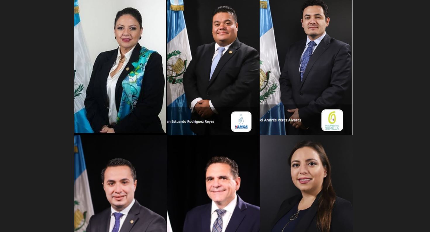 Hasta el momento son seis diputados quienes se estarían perfilando como candidatos para presidir el primer año de la nueva legislatura. Fotografía: Prensa Libre: )