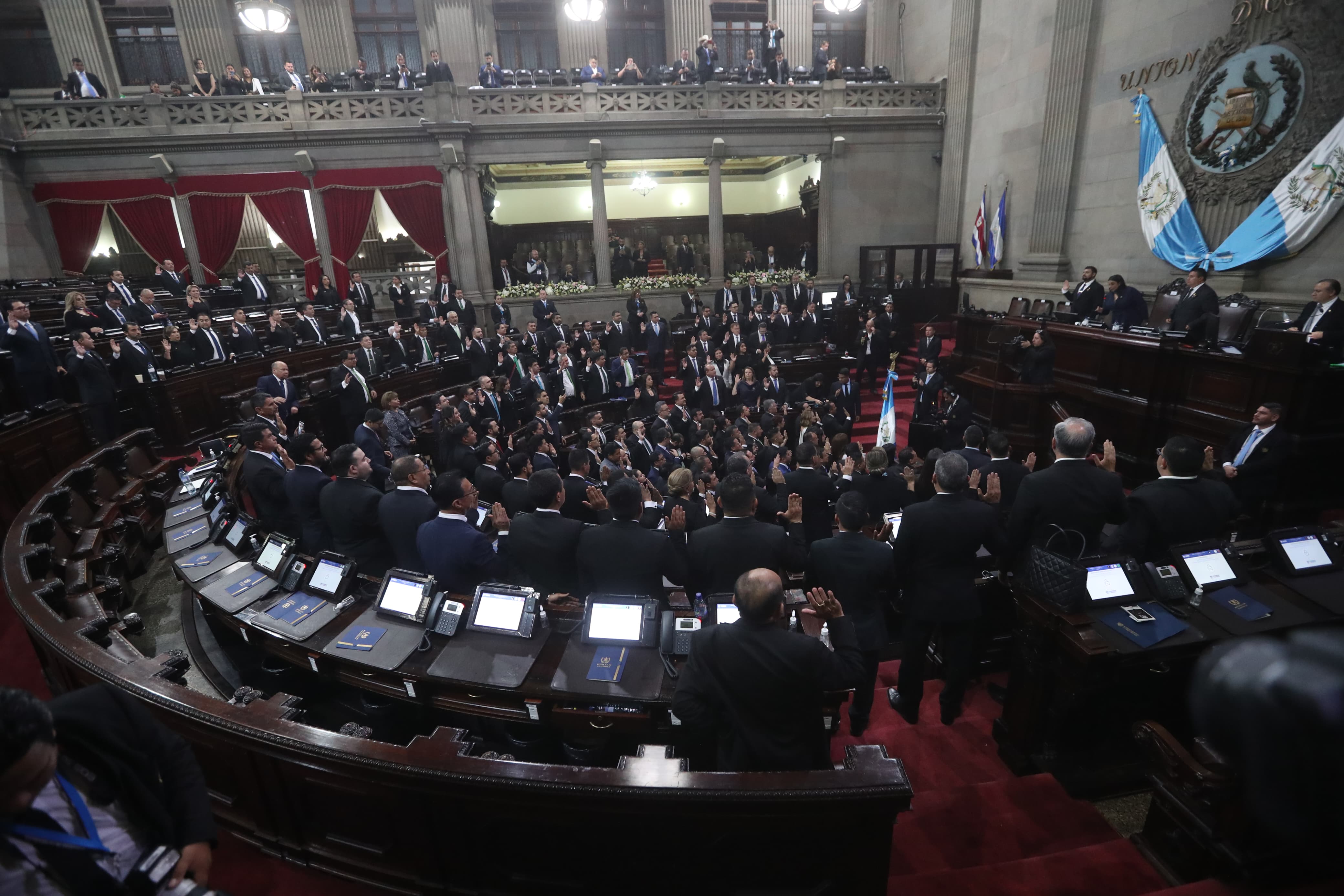 Los nuevos diputados de Guatemala 2024 fueron juramentados este 14 de enero.