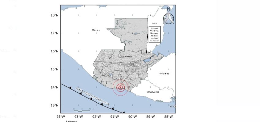 Temblor de 6 grados sensible en Guatemala el 26 de enero de 2024