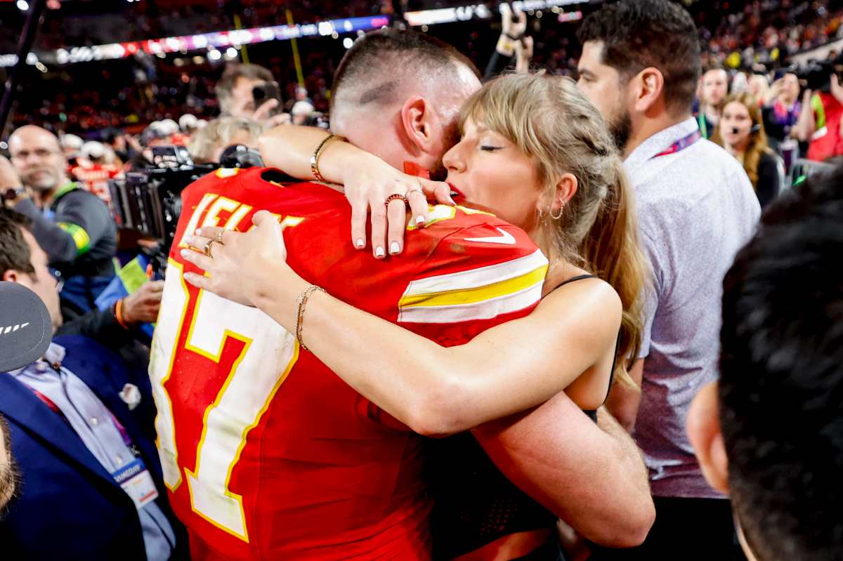 Taylor Swift y Travis Kelce se robaron las miradas en el Super Bowl LVIII.
