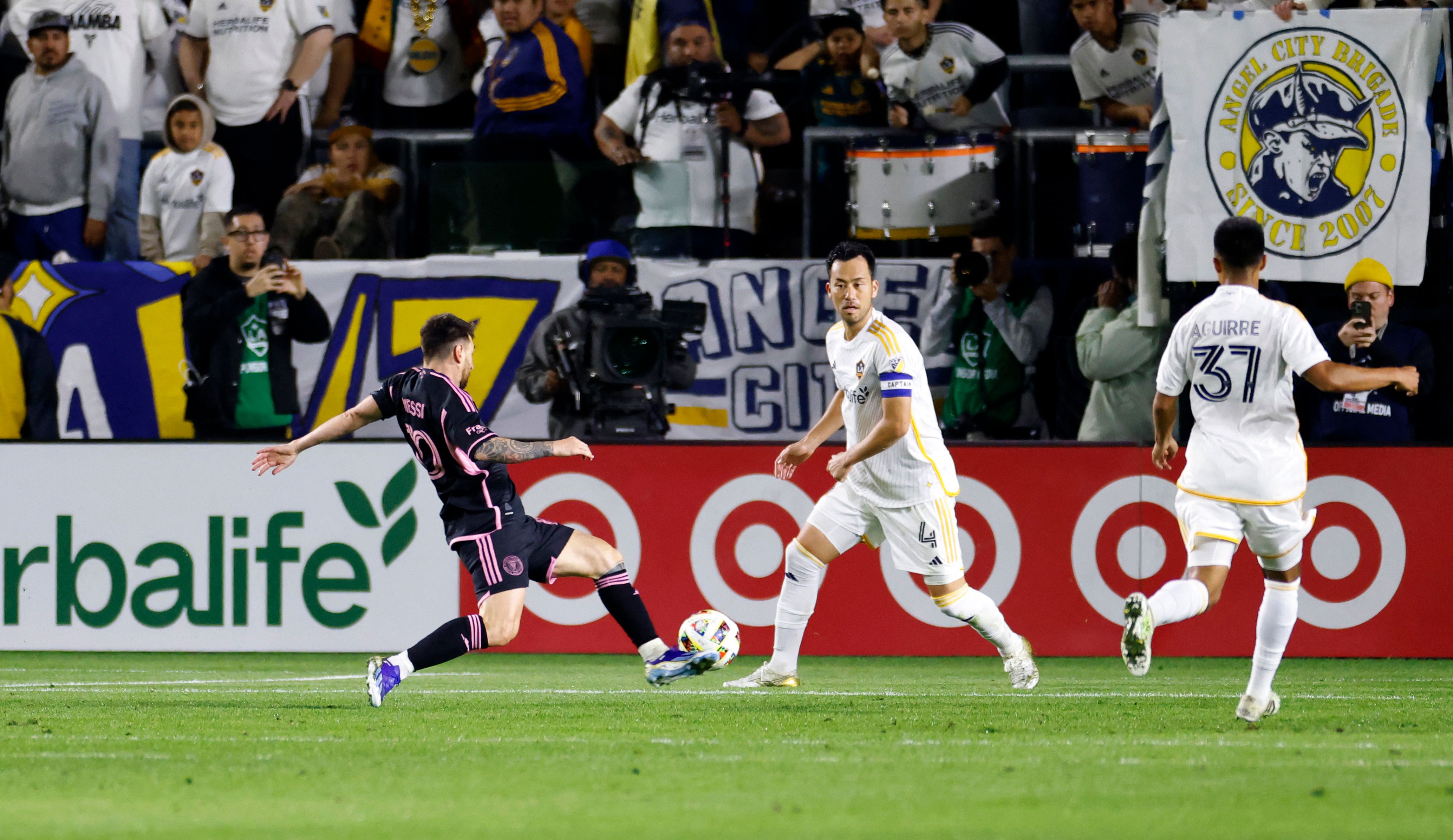 Lionel Messi anotó el gol del empate a favor del Inter Miami contra el Galaxy en la MLS.