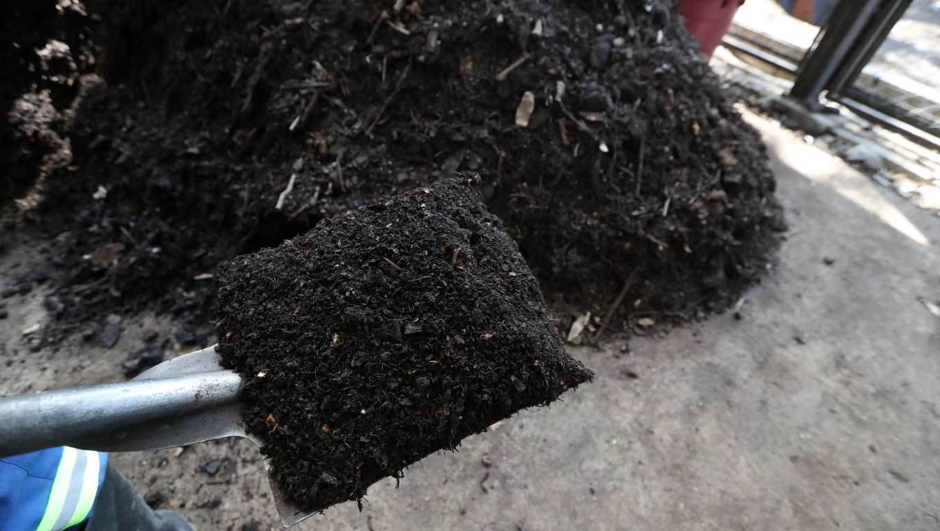 El compost nutre a las plantas y aumenta la retención de humedad del suelo y mejora el crecimiento de las plantas. (Fotografía Prensa Libre: María Reneé Barrientos Gaytan)
 
