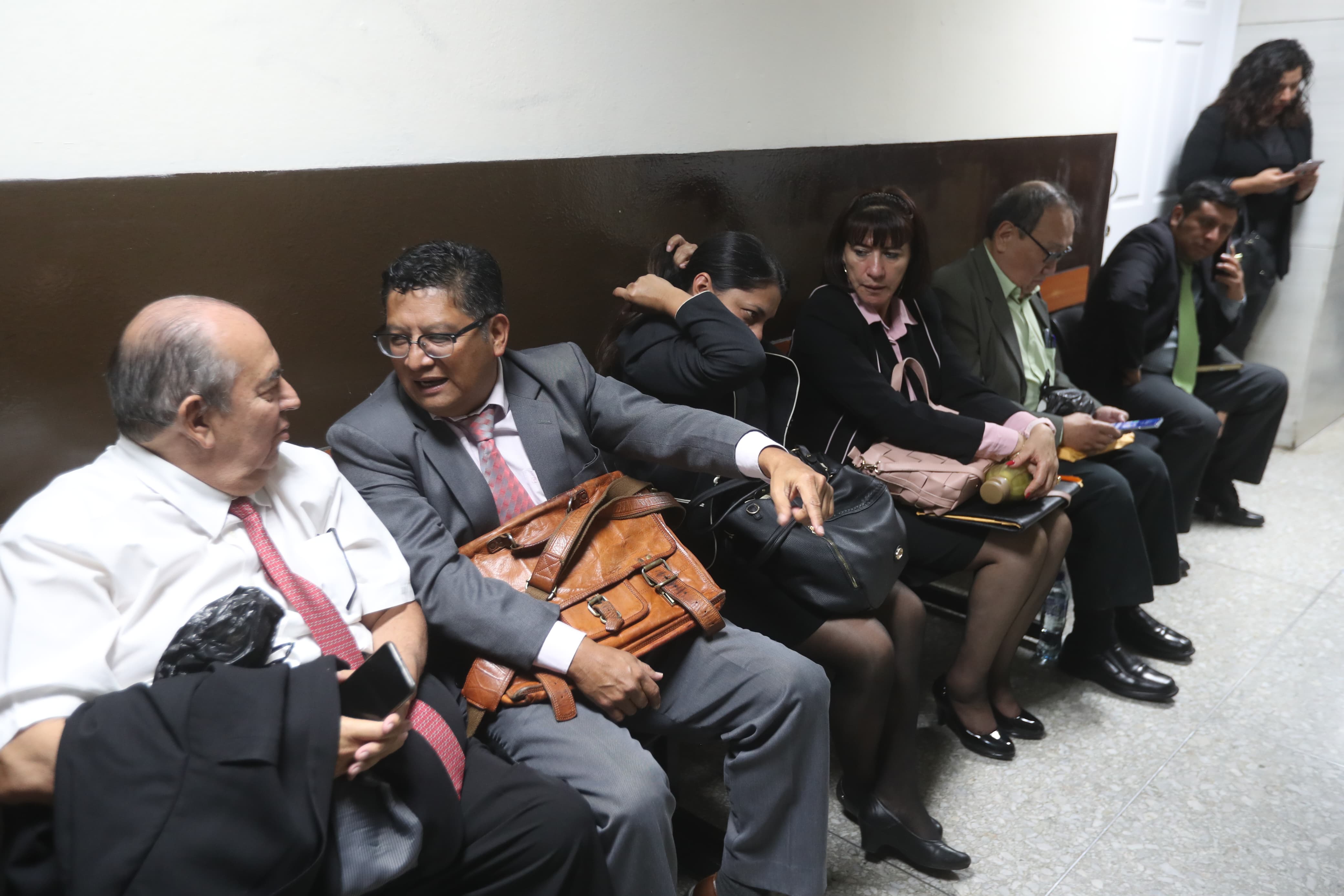 A seis de las personas señaladas en el caso Toma Usac: Botín Político se les modificó el delito por el que son procesados. (Foto Prensa Libre: Erick Ávila)
