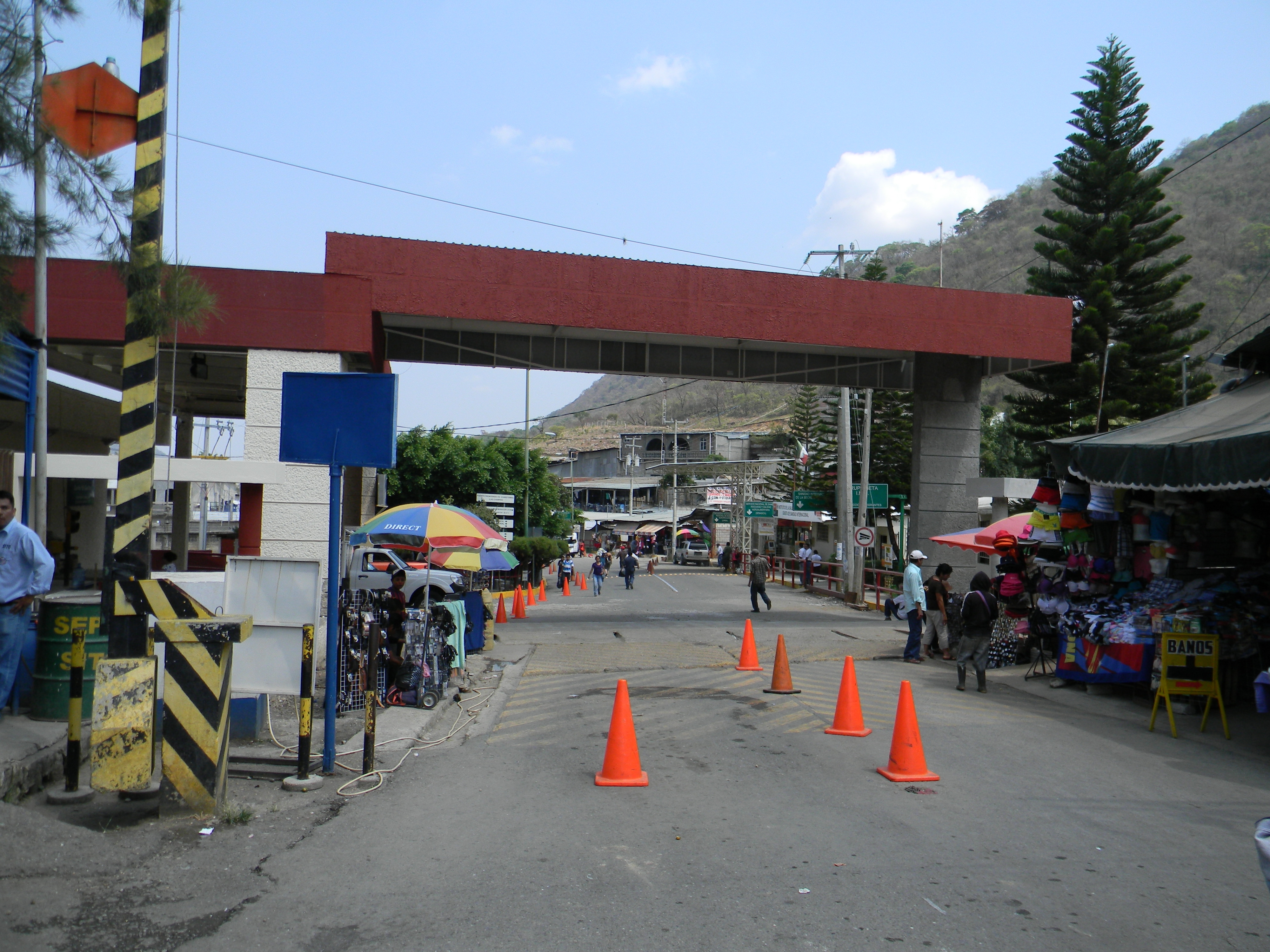 Aduana de La Mesilla, Huehuetenango. Frontera con Ciudad Hidalgo, Mexico. (Foto Prensa Libre: Hemeroteca PL)