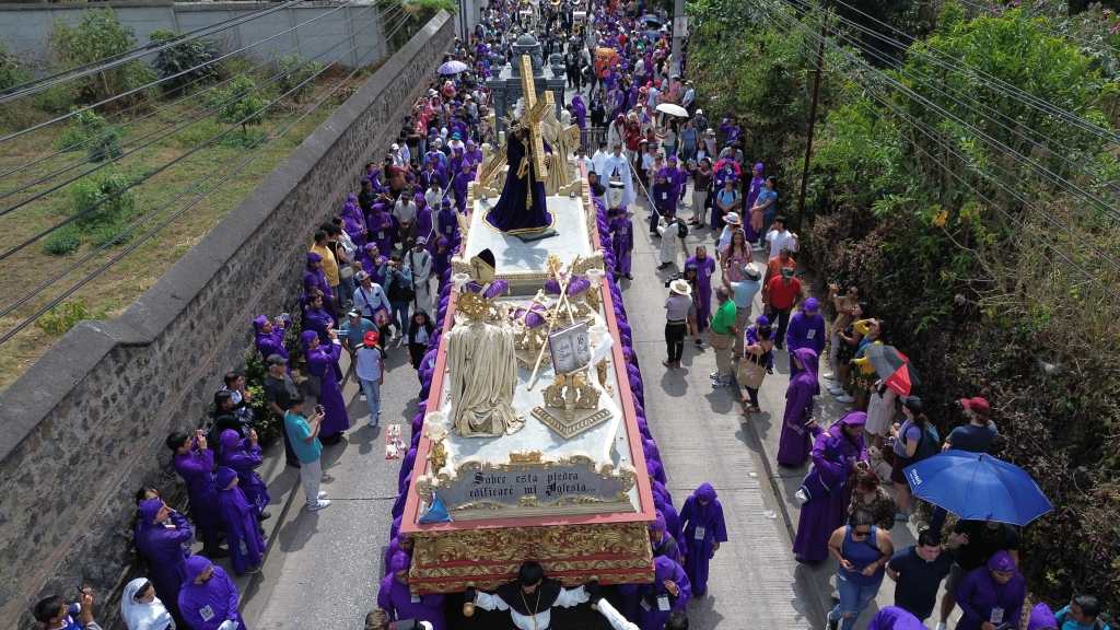 Así se vivieron las procesiones del primer domingo de Cuaresma 2024 en Antigua y la capital