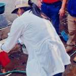 El Ministerio de Salud investiga las fuentes de agua en Suchitepéquez para establecer el origen del brote de enfermedad neurológica aguda detectados en el país. (Foto Prensa Libre: Ministerio de Salud)