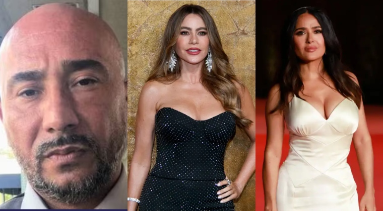 Michael Corleone Blanco, Salma Hayek y Sofía Vergara