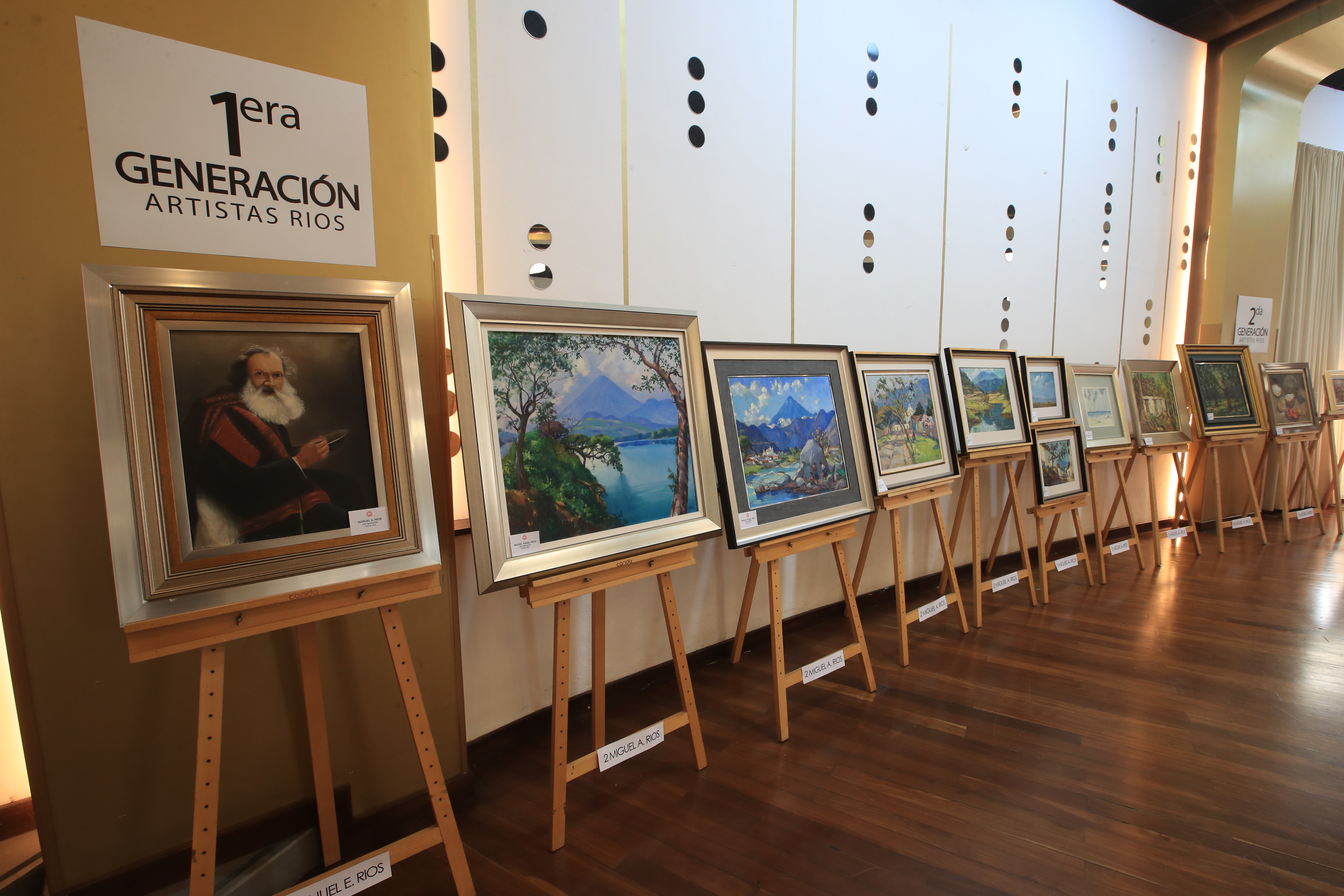 El legado artístico de la familia guatemalteca Rios será expuesto en el Museo Miraflores