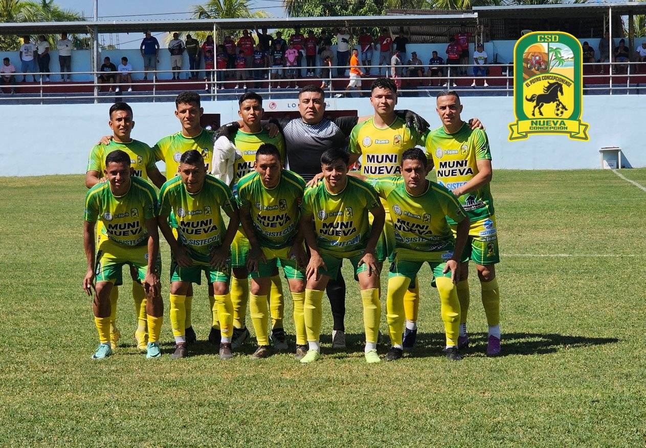Plantel de jugadores de Nueva Concepción.
