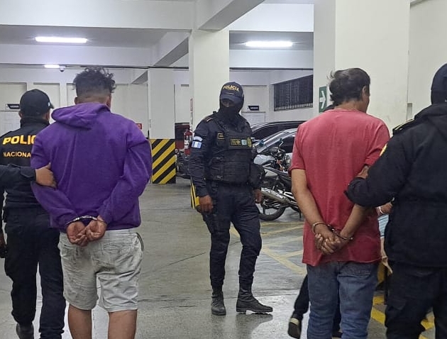 Capturan a presuntos roba furgones en ruta a El Salvador