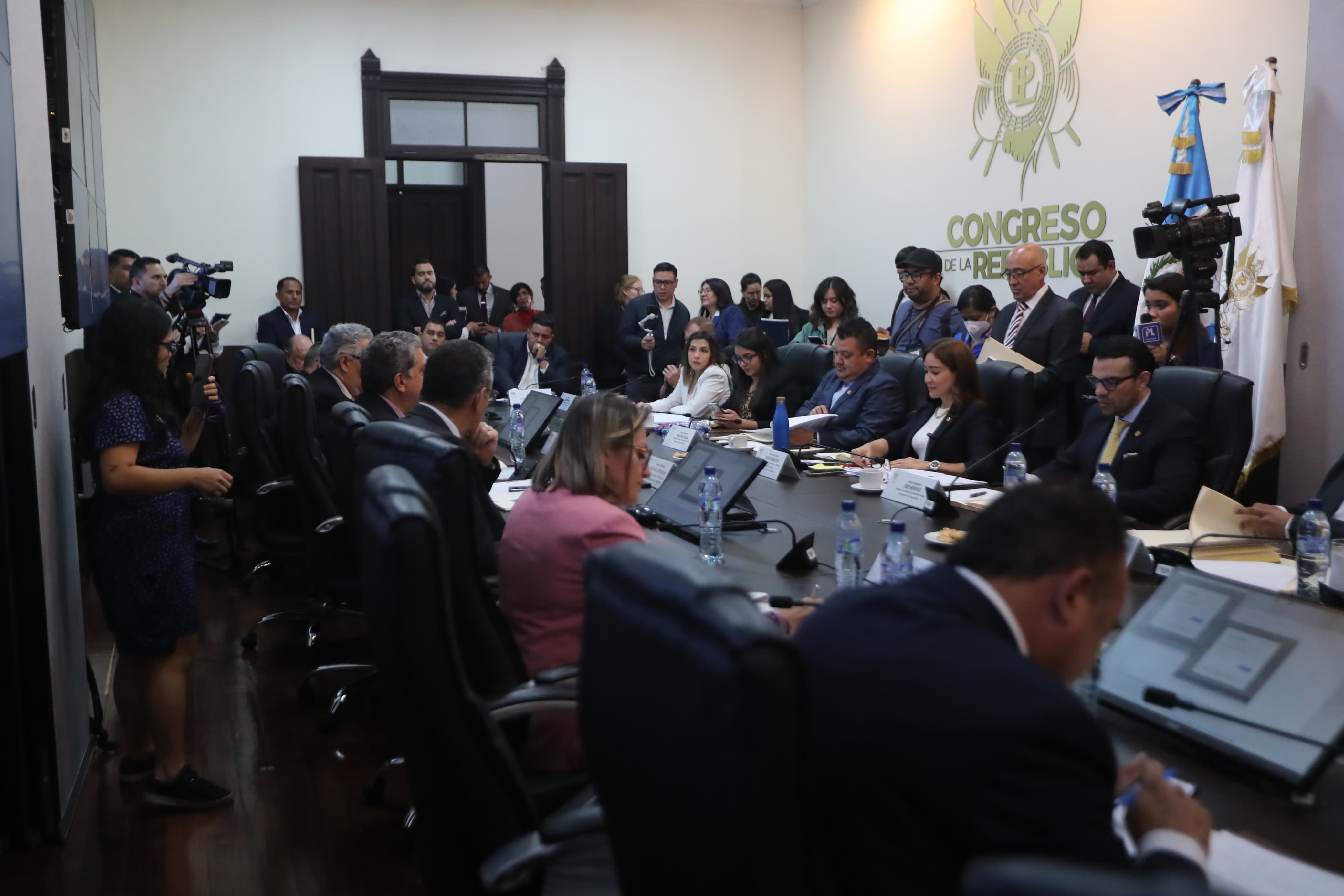 Citación de autoridades del Ministerio de Salud en el Congreso de la República. (Foto Prensa Libre: Óscar Vásquez)