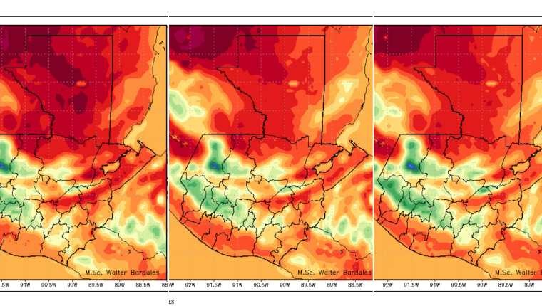 En dos días de junio de 2023 se registraron las temperaturas más altas en Petén y la Ciudad de Guatemala. Desde 1980 que no se reportaba estas condiciones, según especialistas. Para el 2024 y 2025 se esperan un aumento de 2 grados centígrados en la temperatura en el país. (Foto Prensa Libre: Hemeroteca PL).