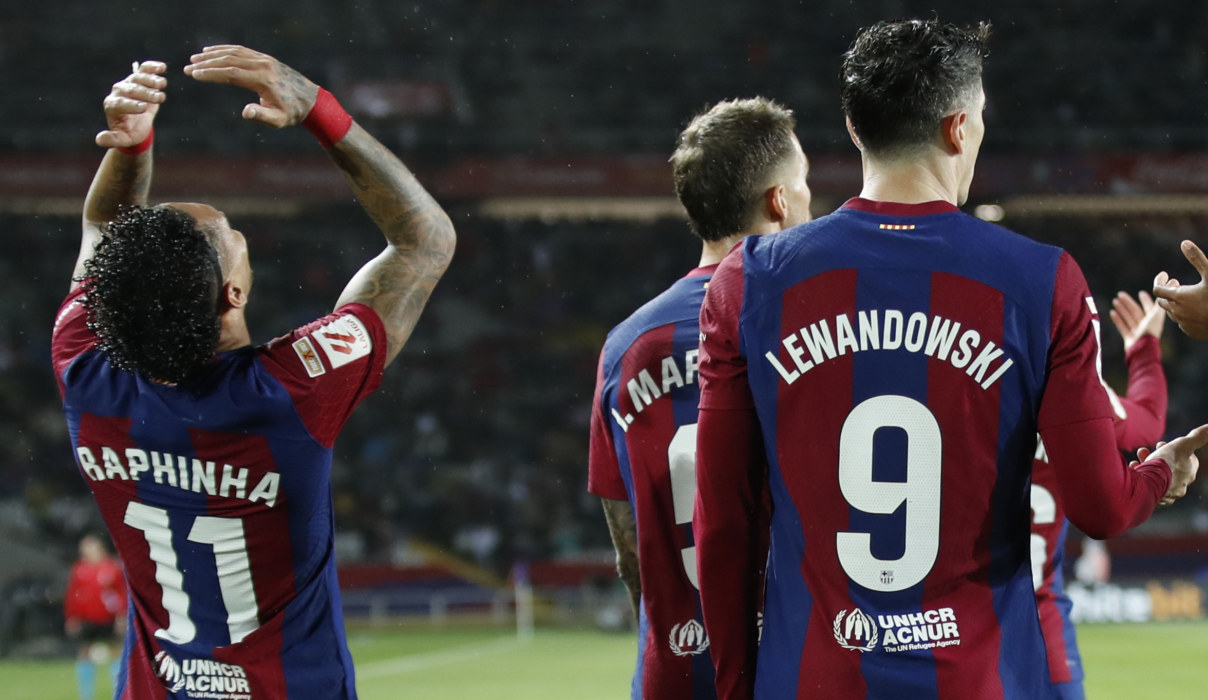 Barcelona vs. Las Palmas: Polémica anulación de gol de Raphinha
