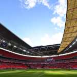 Fotografía del estadio Wembley en Londres.