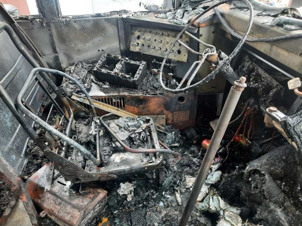 Ataque a bus incendiado en Escuintla (2)