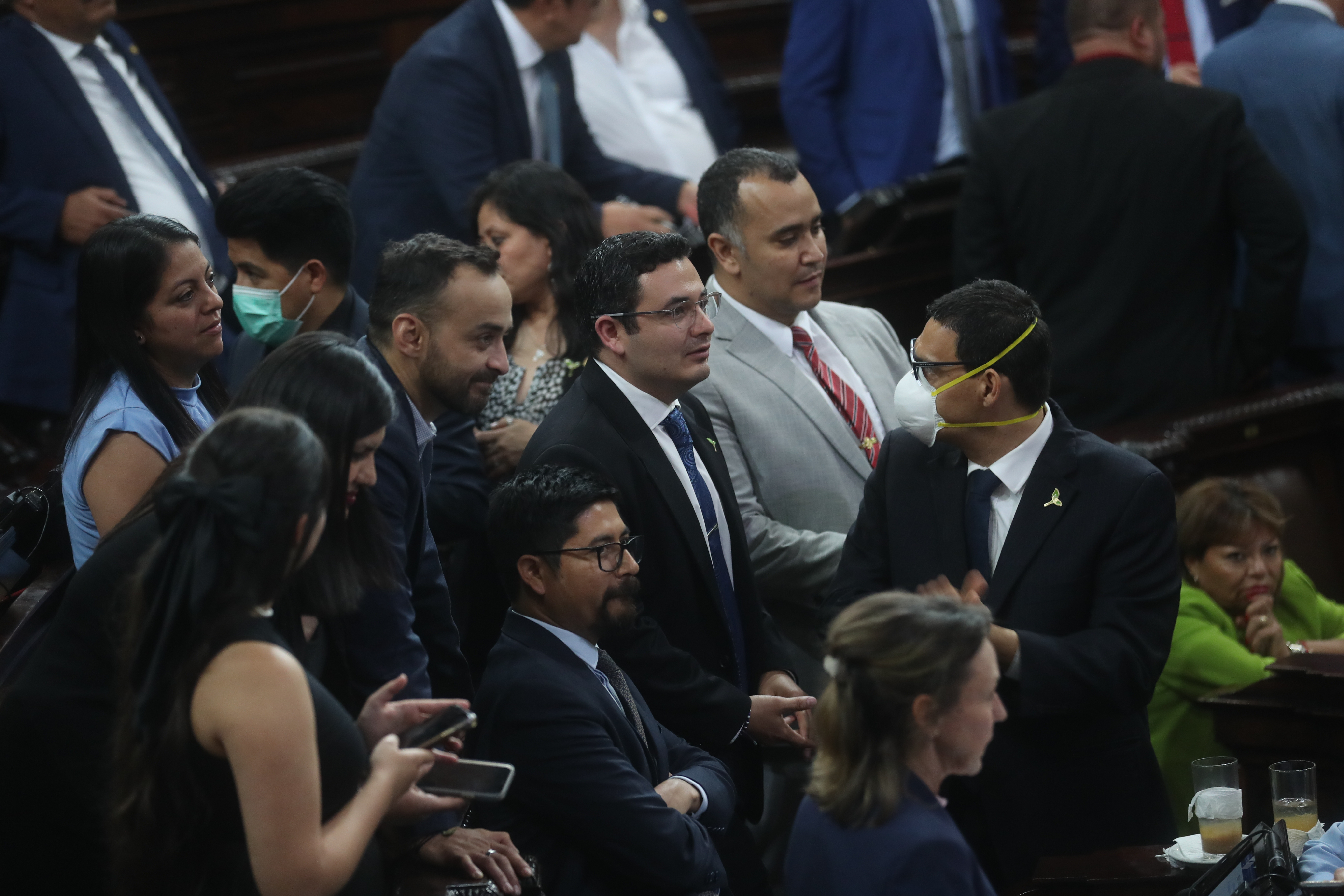 El diputado Samuel Pérez presidía una comisión para conocer la ley de competencia. (Foto Prensa Libre: Hemeroteca Érick Ávila)
