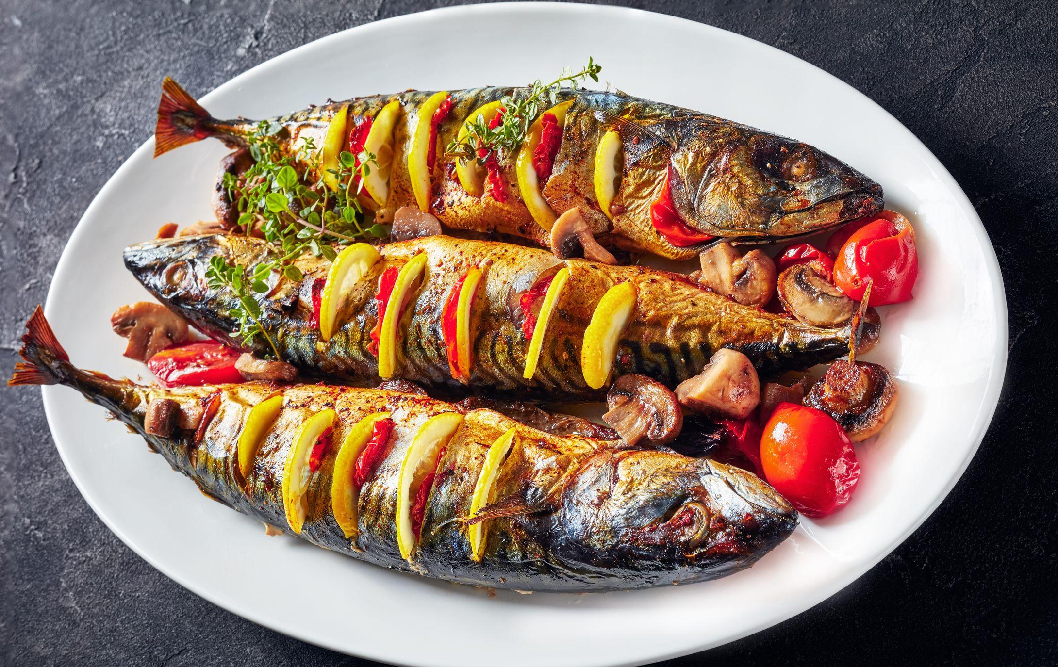 La dieta atlántica contiene más pescado y mariscos que la mediterránea. 