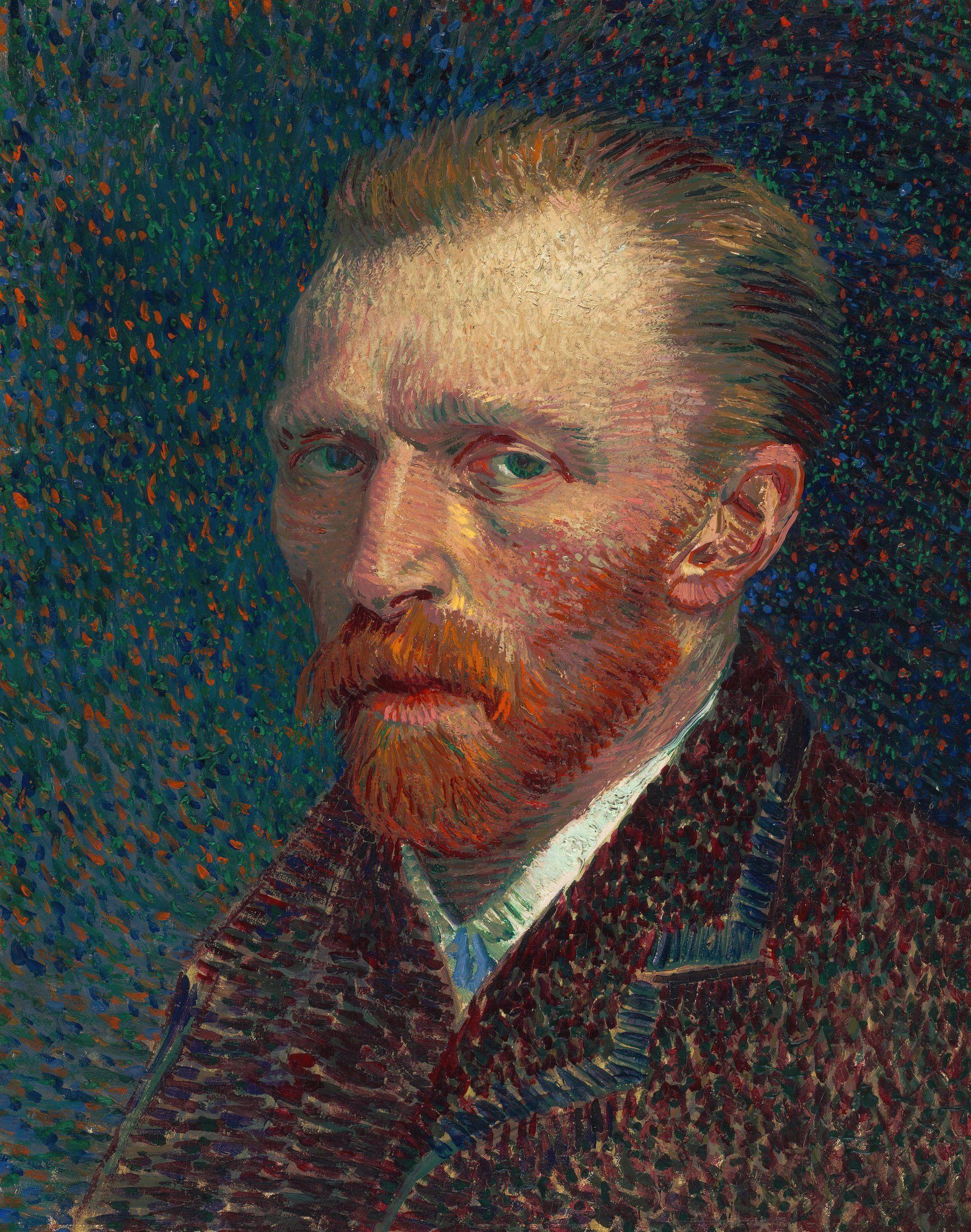 Autorretrato de Van Gogh de 1887. 