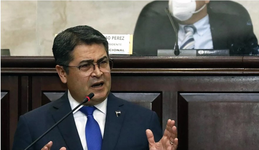 Mañana podría conocerse el veredicto contra el expresidente hondureño Juan Orlando Hernández. (Foto Prensa Libre: AFP)