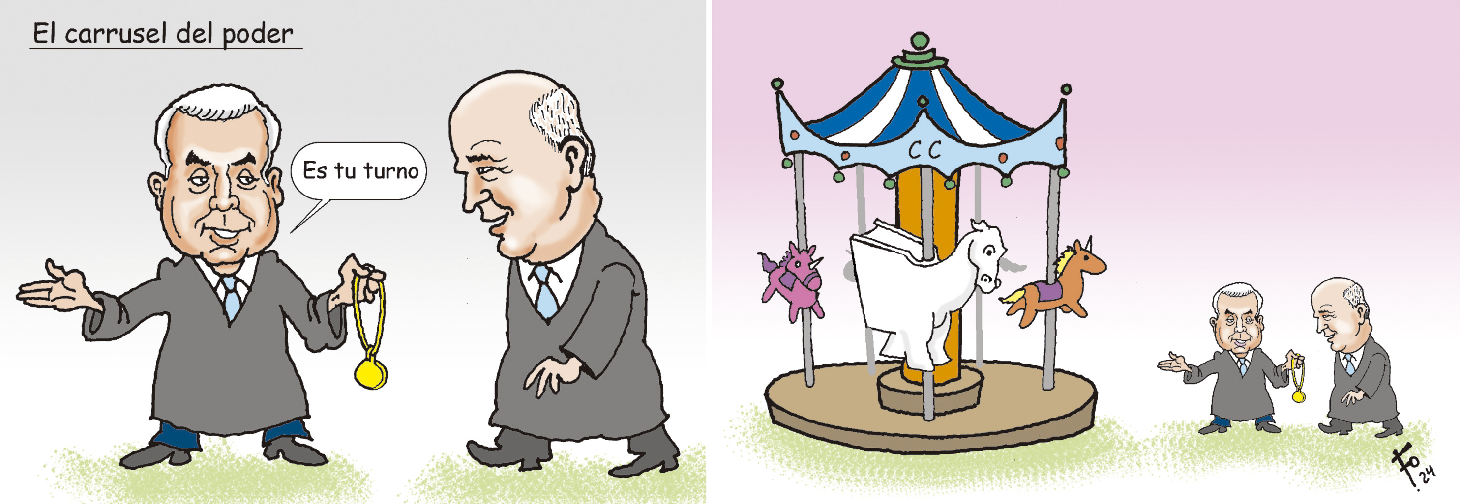 Personajes: Héctor Pérez Aguilera y Néster Vásquez.