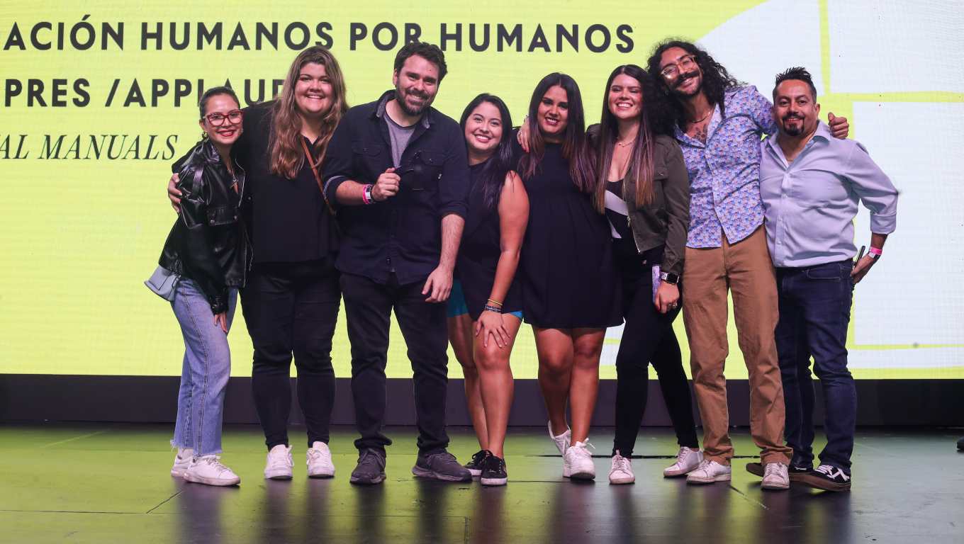 Premio Anunciante del año 2024, Fundación Humanos por Humanos/Funpres/Applaudo de la agencia Publicidad Comercial Mullenlowe El Salvador. (Fotografía Prensa Libre: Juan Diego González)
