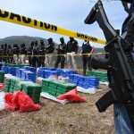 Policia hondureña incinera droga