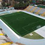 Vista aérea del estadio Cementos Progreso.