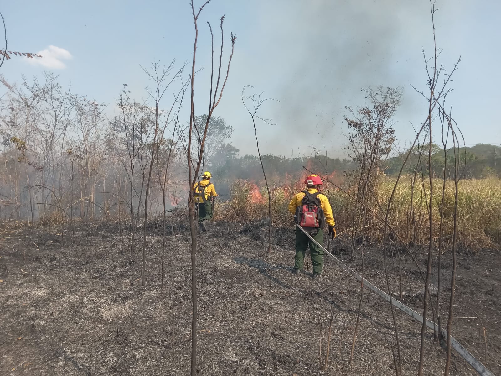 Guatemala declara estado de Calamidad por los incendios forestales. (Foto Prensa Libre: Conred)