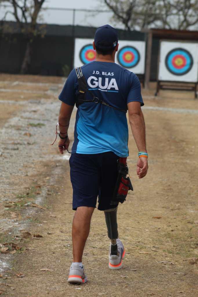 Juan Diego Blas utiliza una prótesis en su pierna derecha. Esta le ha acompañado en más de veinte años de carrera deportiva.