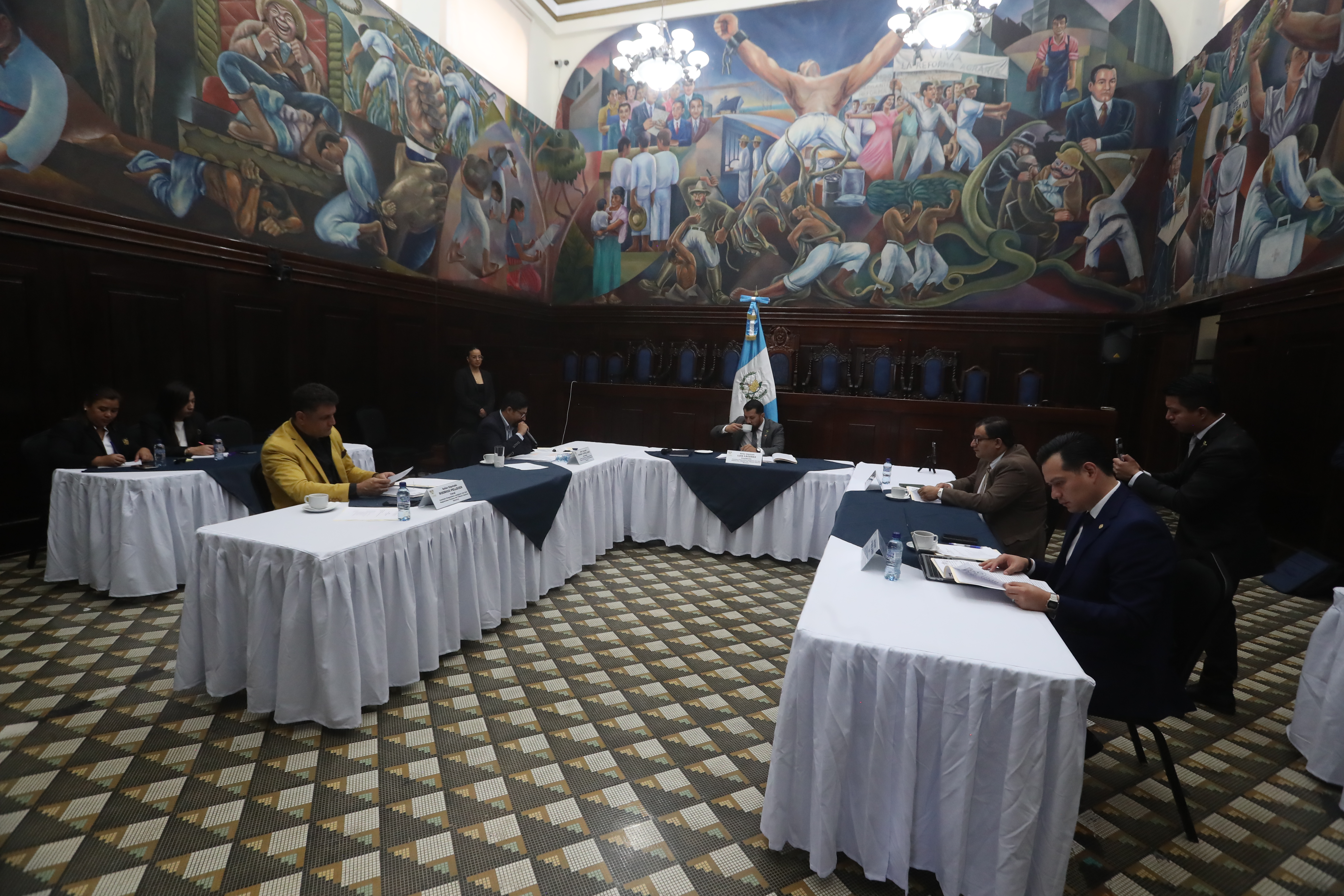 La Comisión Pesquisidora también acordó citar a la parte denunciada para presentar pruebas de descargo. Fotografía: Prensa Libre (Juan Diego González). 