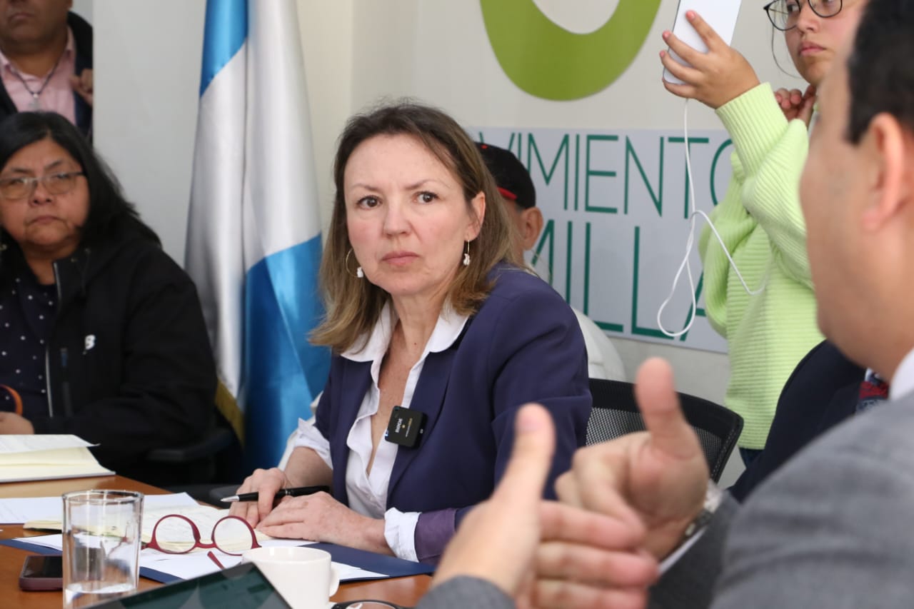 La diputada nacional, Patricia Orantes Thomas confirmó que pidió permiso para asumir como titular del Ministerio de Ambiente y Recursos Naturales. (Foto Prensa Libre: Congreso de la República).
