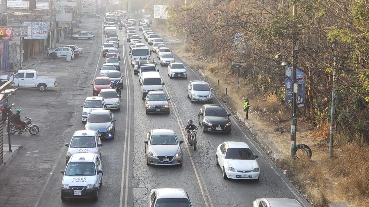 PMT de Villa Nueva habilita nuevo carril reversible desde las 5 horas