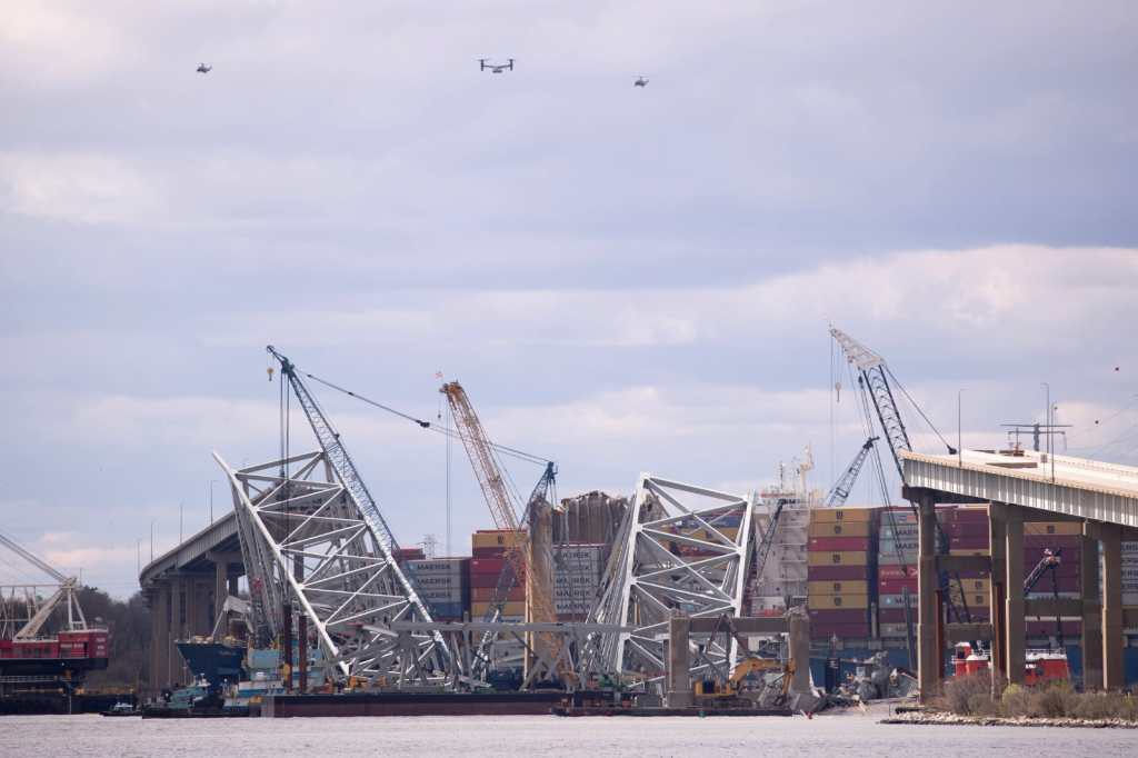 Puente Baltimore el 5 de abril de 2024