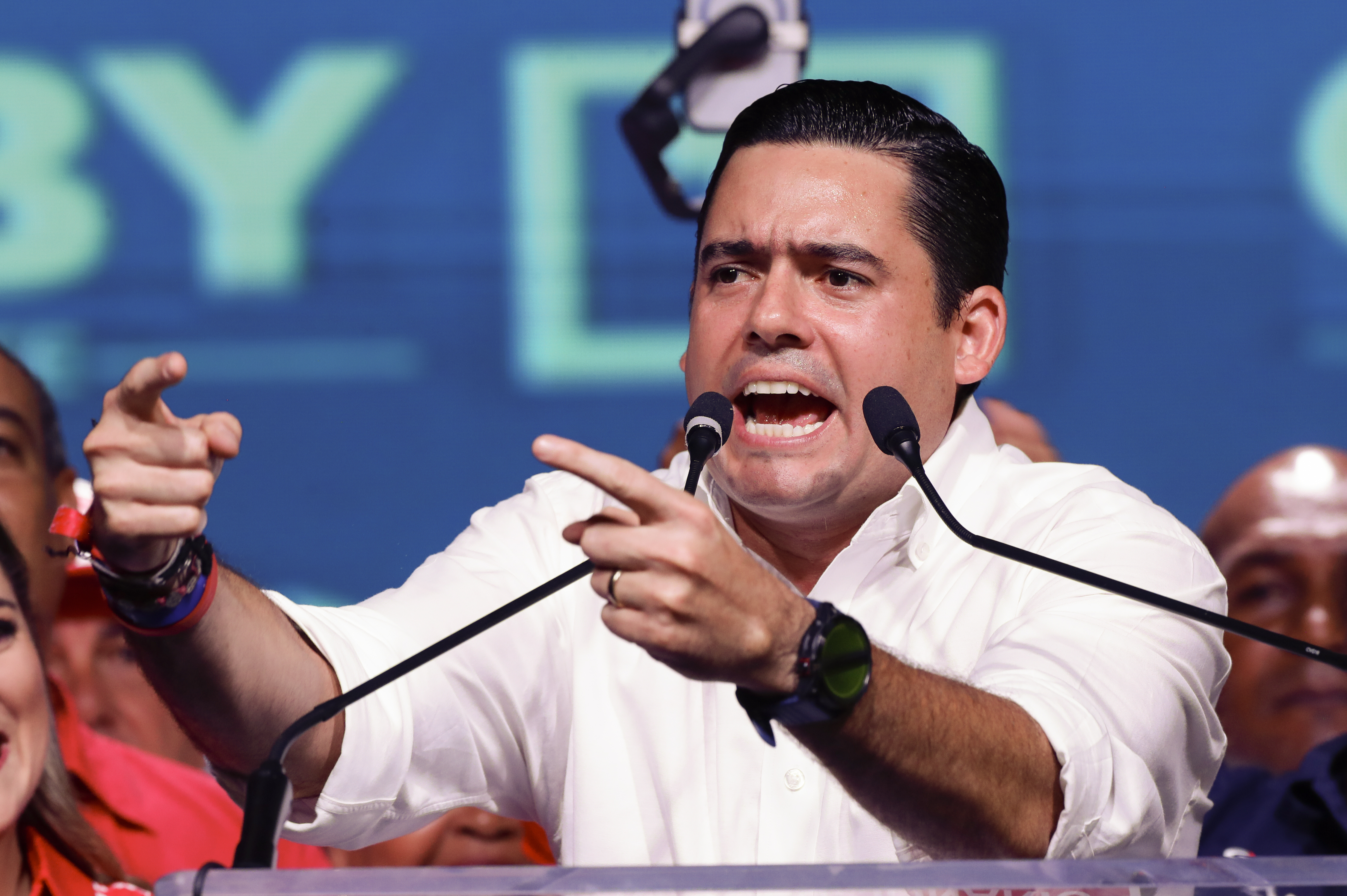 El exvicepresidente de Panamá, José Gabriel Carrizo, es detenido este martes por presunto enriquecimiento injustificado. (Foto Prensa Libre: EFE/ Bienvenido Velasco). 