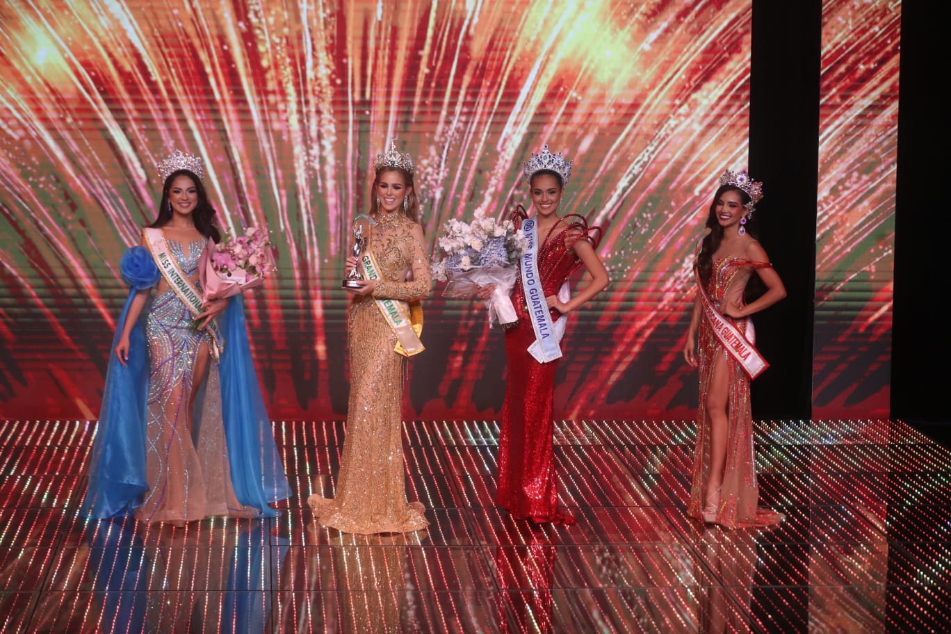 Miss Guatemala Contest entrega las cuatro coronas más importantes del certamen