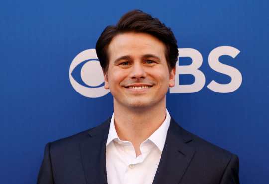 US actor Jason Ritter attends a celebration of the announcement of CBS's new Fall schedule at Paramount Studios in Hollywood, May 2, 2024. (Photo by Michael Tran / AFP)