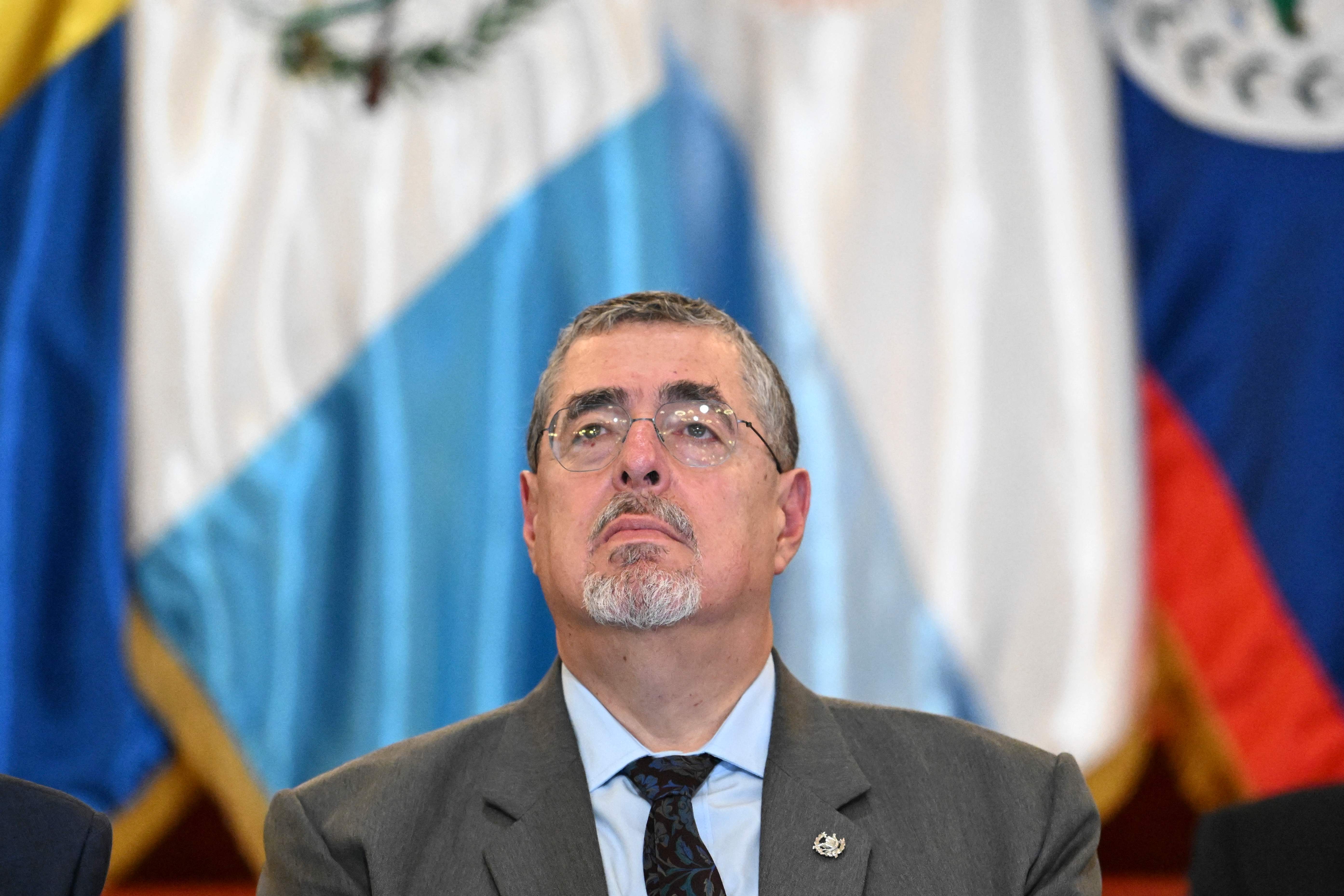 Bernardo Arévalo, presidente de Guatemala. (Foto Prensa Libre: AFP)