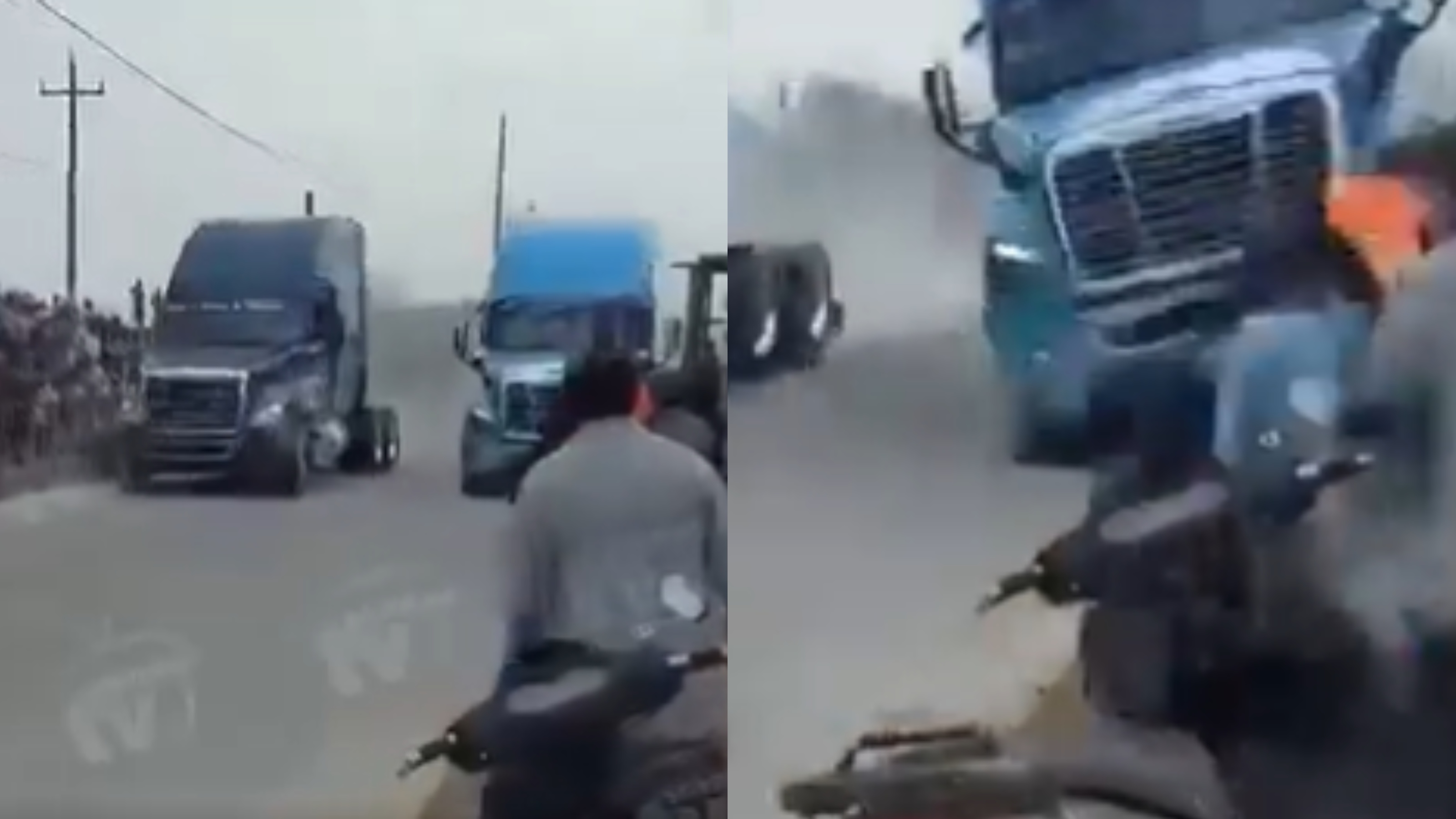 Un camión atropelló a un grupo de personas en México
