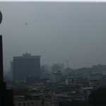 La calidad del aire es “extremadamente mala” en la capital este 21 de mayo. (Foto Prensa Libre: Esbin García)