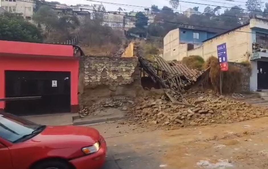 Quetzaltenango fue uno de los departamentos donde se registraron daños por el temblor de este 12 de mayo. (Foto Prensa Libre: Conred)