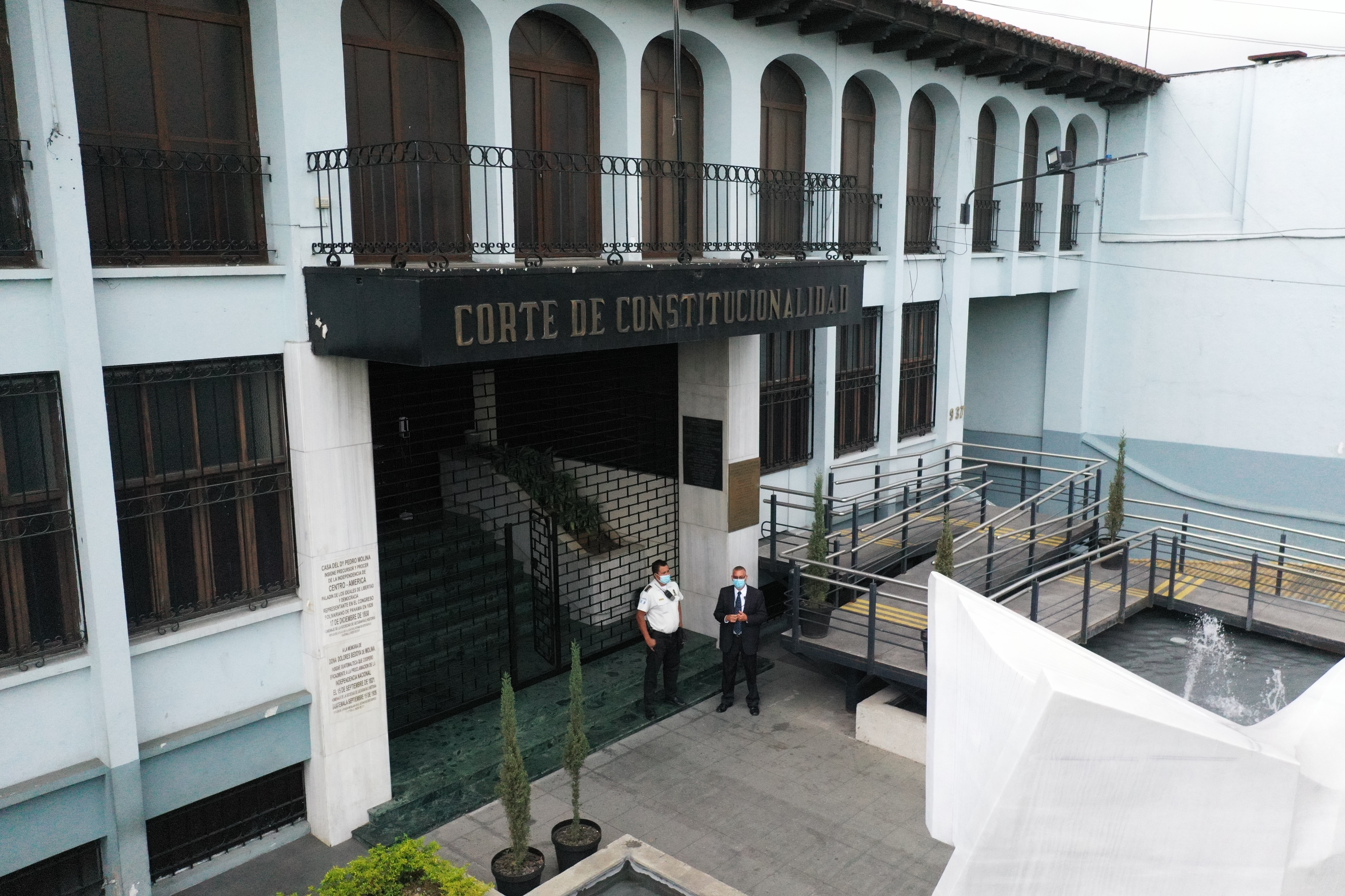 Sede de la Corte de Constitucionalidad en la Ciudad de Guatemala. (Foto Prensa Libre: )