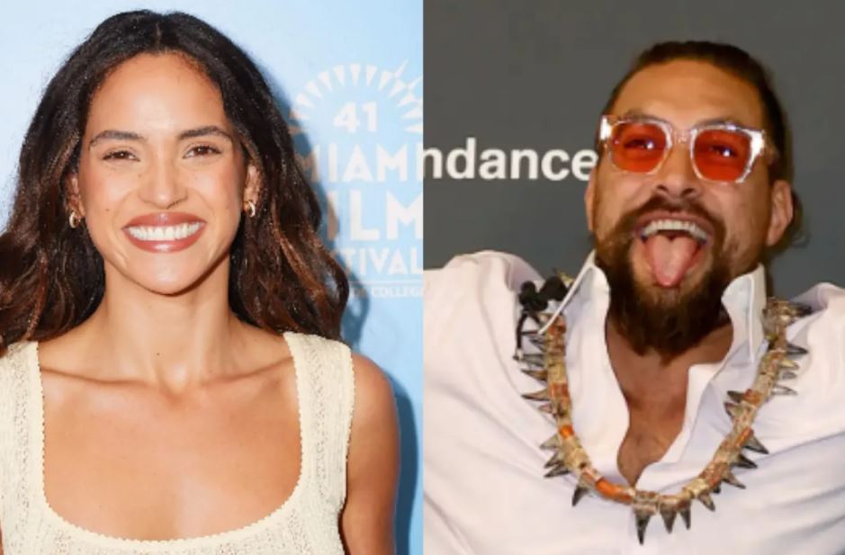 El amor está en el aire: el beso que confirmaría la relación entre Jason Momoa y Adria Arjona