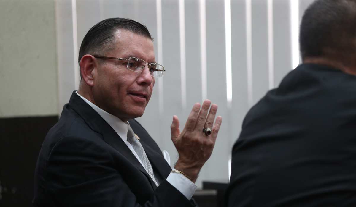 Manuel Baldizn, ex presidenciable del partido lder acude al Juzgado de Mayor Riesgo D donde se llevo acabo audiencia del caso Odebrecht


Fotografa Erick Avila                   07/05/2024