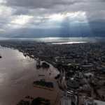 Vista aérea de Porto Alegre. (Foto Prensa Libre: EFE)