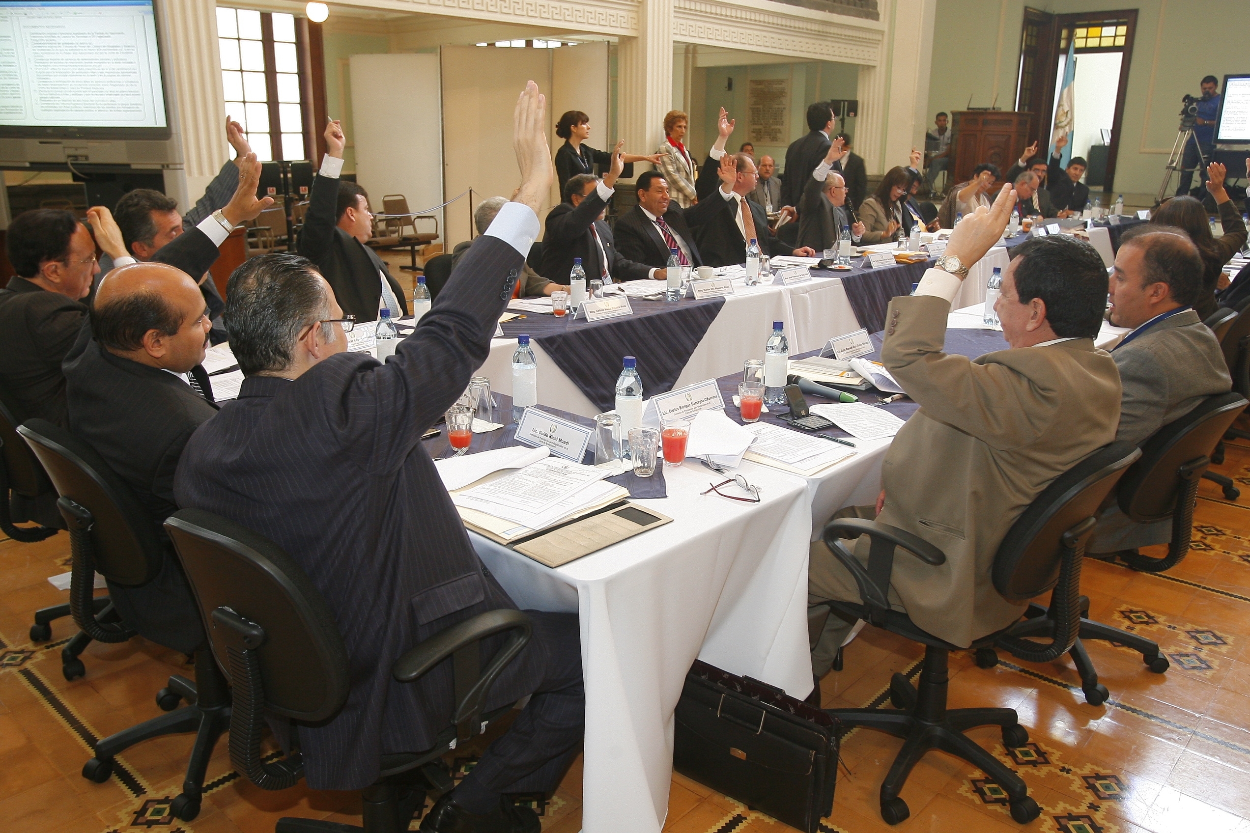 Reunion de las comisiones de postulacion para integracion de magistrados de la salas de apelaciones. foto Daniel Herrera