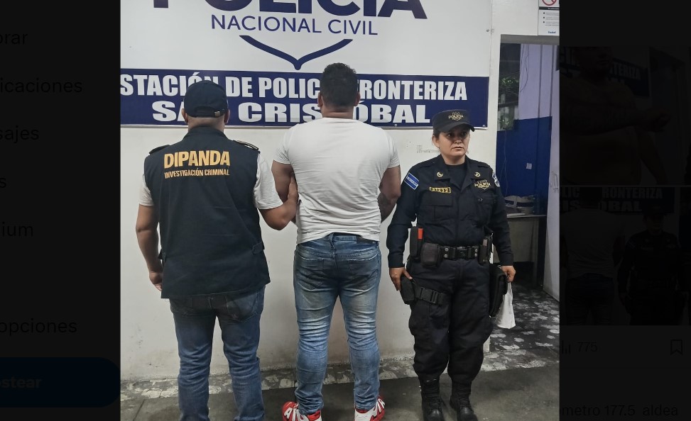 Alias "el Triby" fue capturado en Jutiapa, informó la Policía. (Foto: PNC)