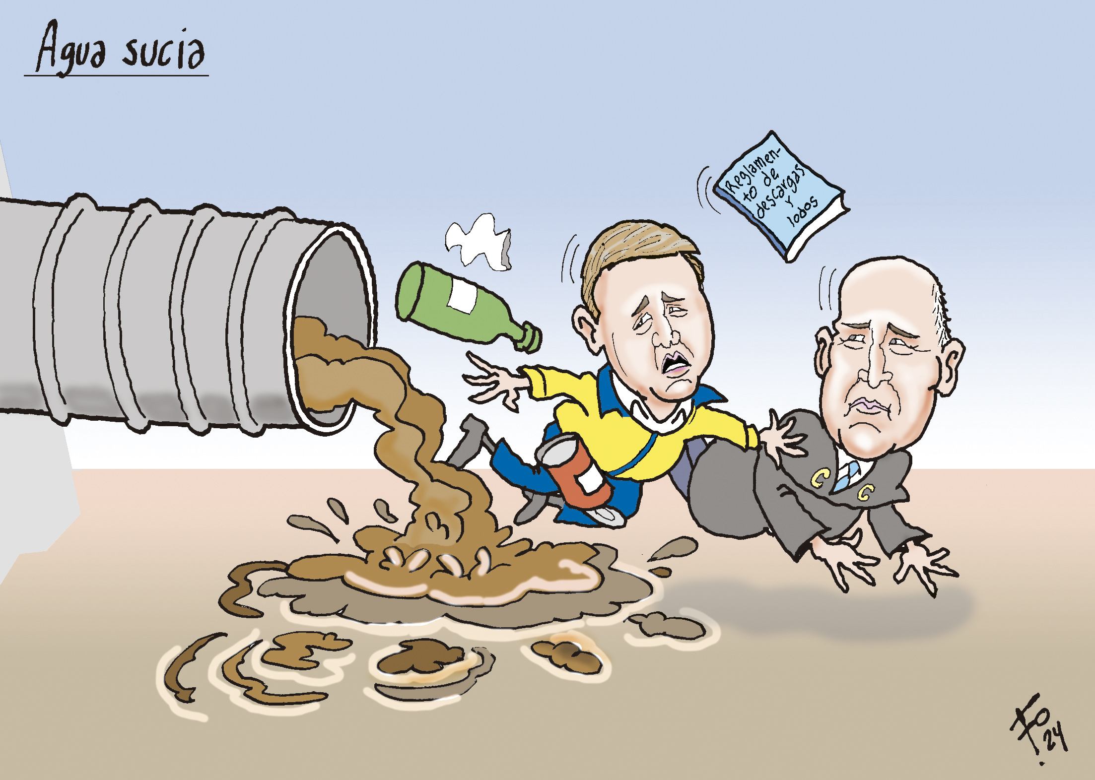 Personajes: Sebastián Siero y Nester Vásquez.