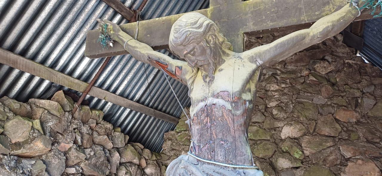 Cristo de las Alturas descenderá en romería del volcán de Agua para ser restaurado