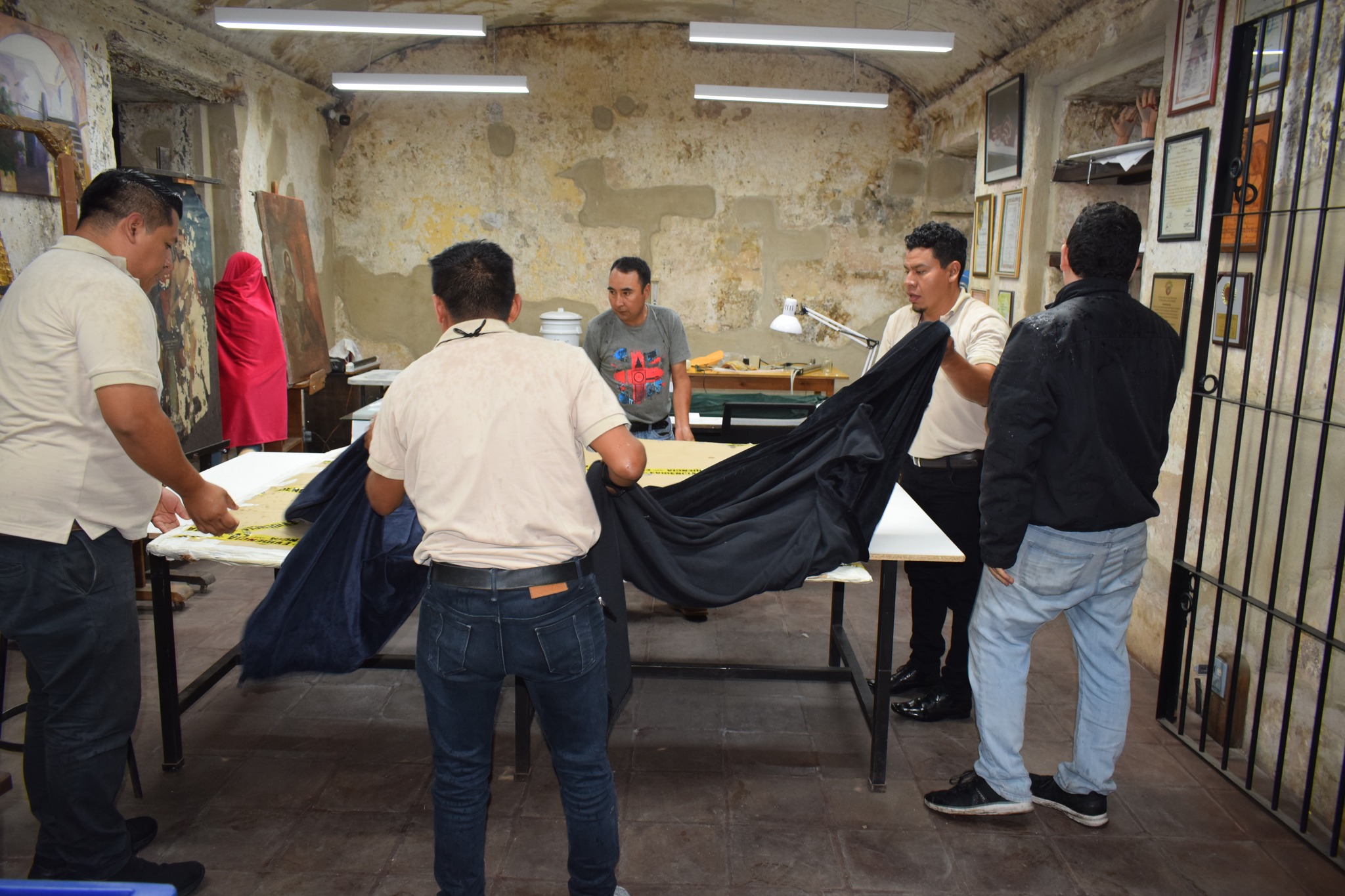 Pintura de Tomás de Merlo, robada en 2014 en Antigua Guatemala, será restaurada