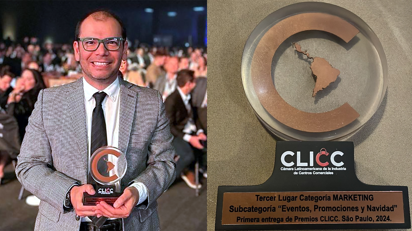 Cayalá recibe reconocimiento en los Premios CLICC 2024